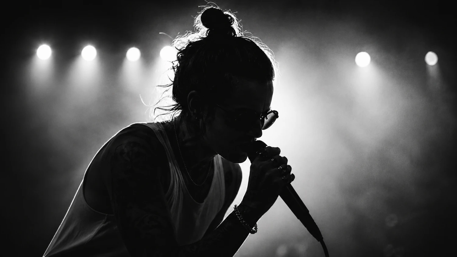 Marsu Frontini em palco